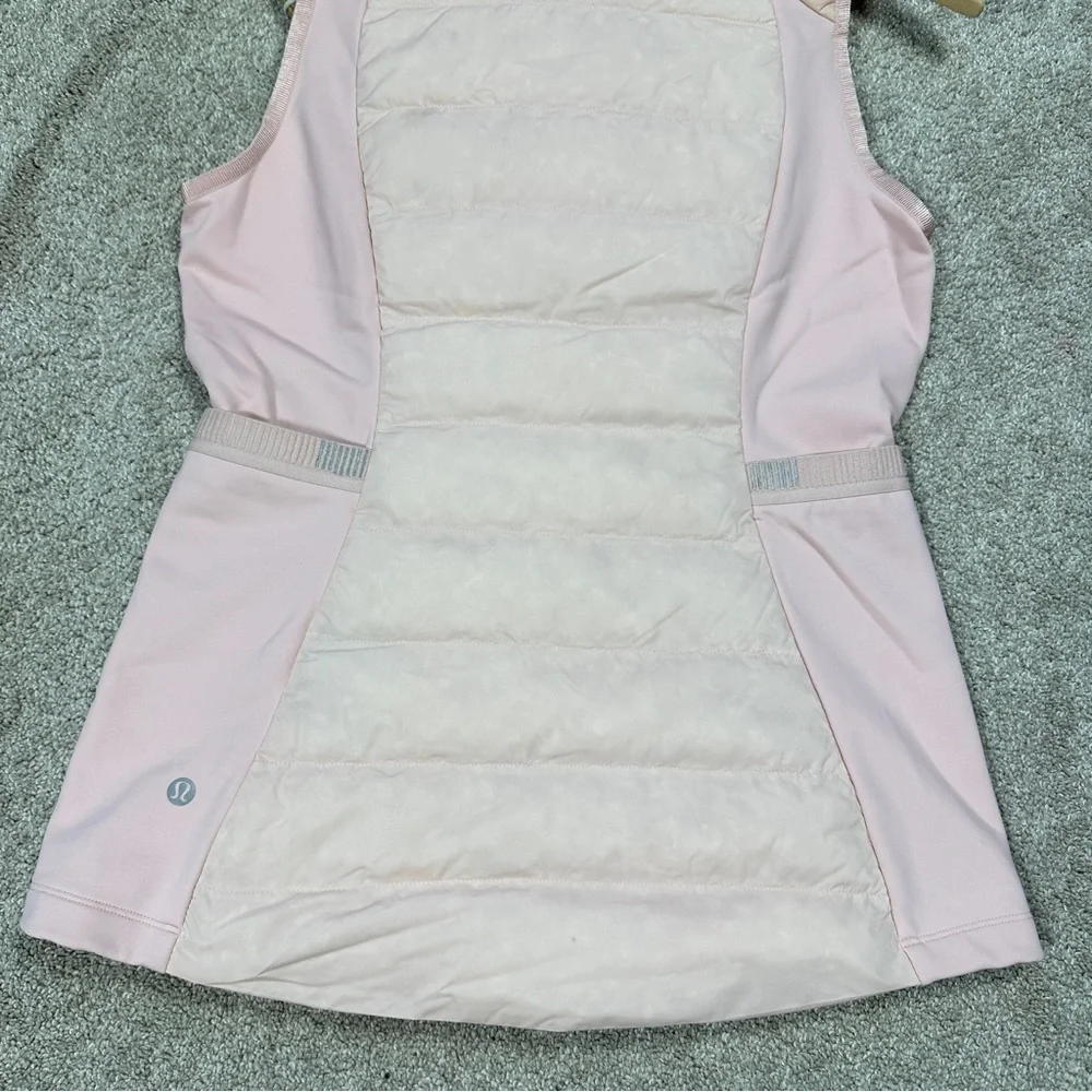 Lululemon Women’s Goose Down Feathers for It All Vest Full Zip in Pink Mist 6